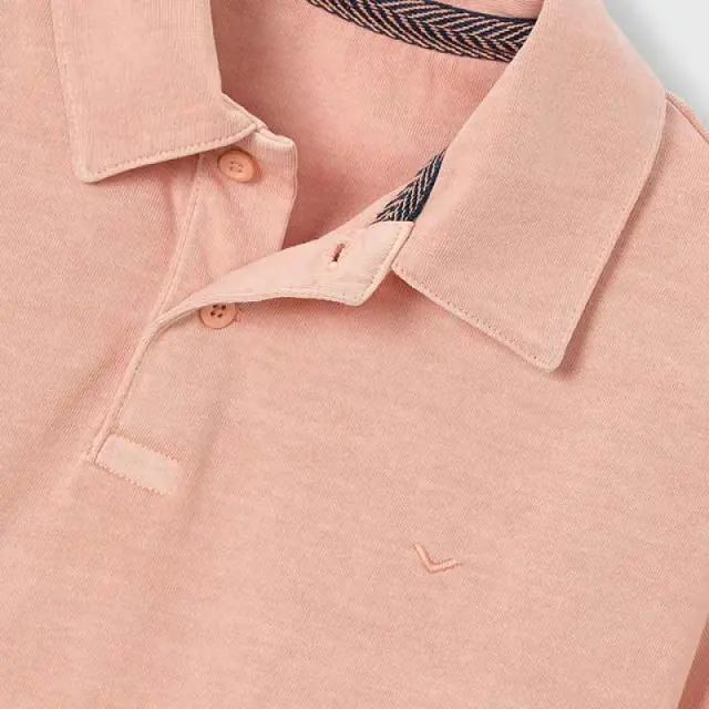Mini 2 έως 10 ετών Πόλο overdyed κοραλί 2
