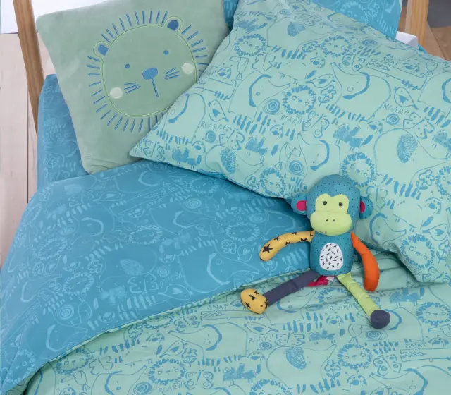 ΠΑΙΔΙΚΑ ΣΕΤ ΣΕΝΤΟΝΙΑ ΜΟΝΑ JUNGLE COMBO170Χ260 NEF-NEF HOMEWARE 2