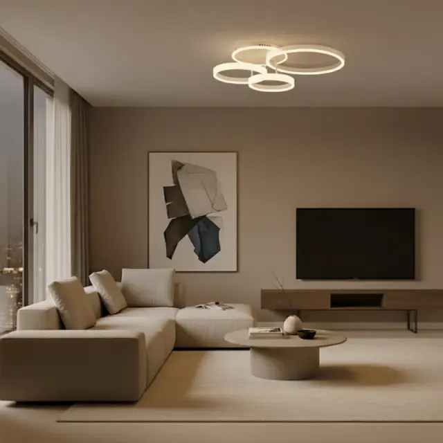 VENOM LED Φωτιστικό Οροφής 100W CCT Λευκό με Χειριστήριο Dimmable KLV-101-0185