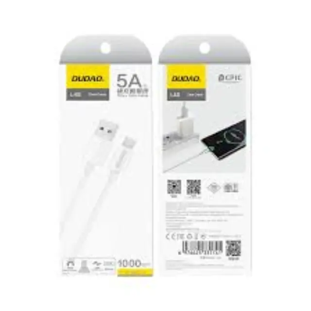 Dudao® L4SM Καλώδιο Φόρτισης USB-A σε micro-USB 1m-White 2