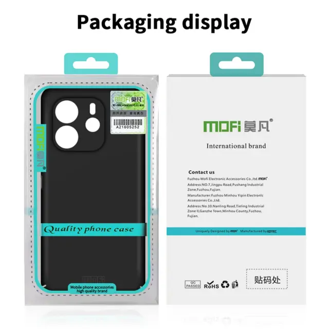Mofi® Shield Matte Series για Xiaomi Redmi Note 14 4G- Black 2