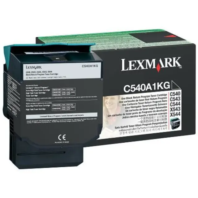 Lexmark C540N Γνήσιο Toner Laser Εκτυπωτή Μαύρο 1000 Σελίδων C540A1KG