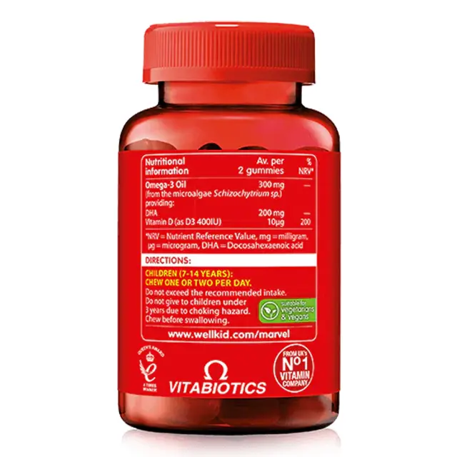 Vitabiotics Wellkid Marvel Omega-3 2