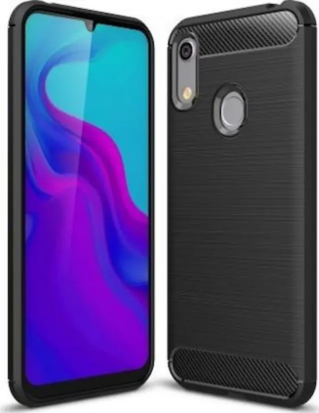 Brushed Carbon OEM TPU για Honor 8A-Μαύρη