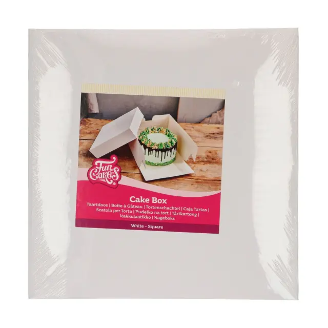Funcakes Κουτί Λευκό - 28X28X15εκ.
