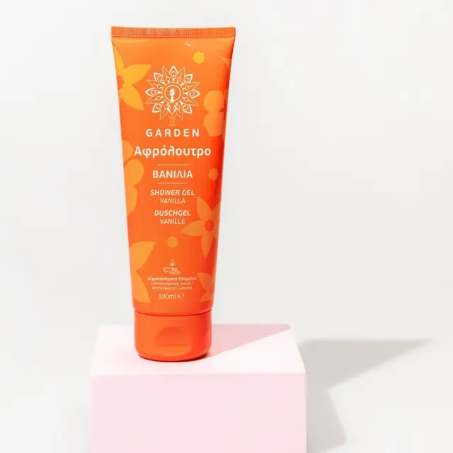 GARDEN Shower Gel Vanilla Αφρόλουτρο Βανίλια 100ml 2