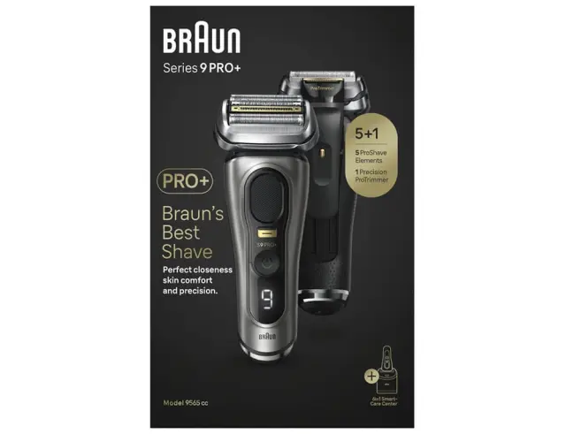 Επαναφορτιζόμενη Ξυριστική Μηχανή Βraun Series 9 Pro+ 9565CC με 5 κεφαλές9565CC 3
