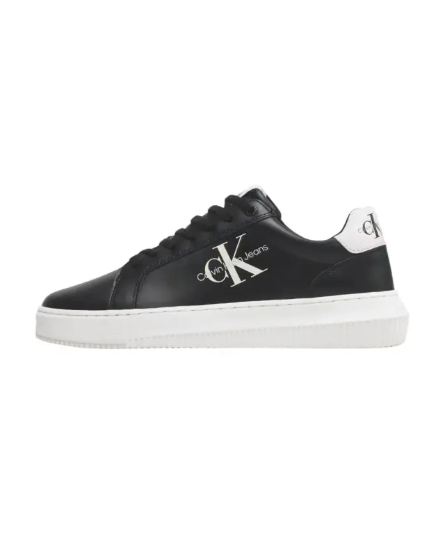 Calvin Klein - Cupsole Mono Lth Ανδρικά Chunky Sneakers YM0YM00681-0GJ Μαύρο 2
