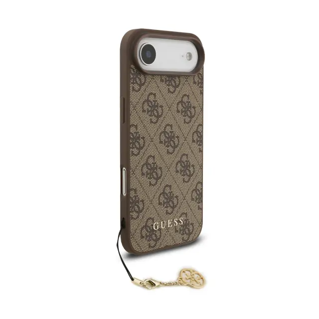 Guess 4G Charm MagSafe Case for iPhone Air Tone on Tone Brown 3