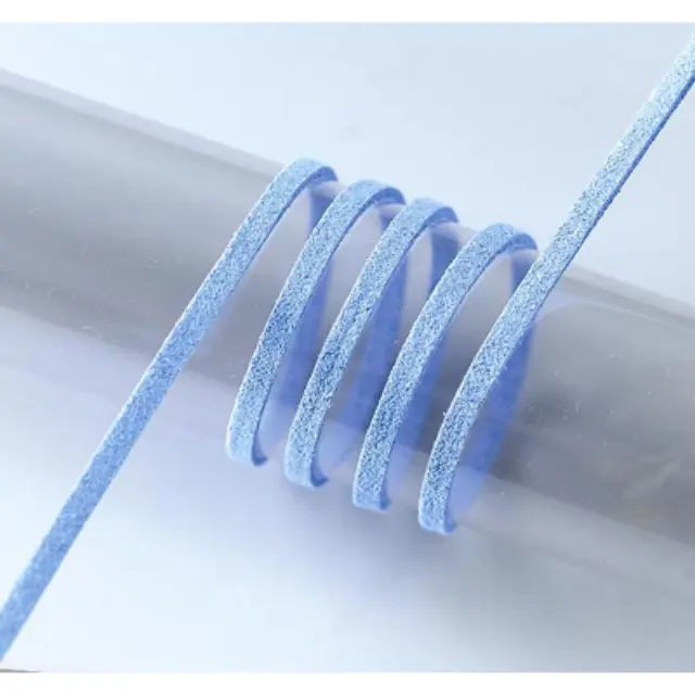 Κορδόνι Alcantara 3mm - Light Blue - 1m