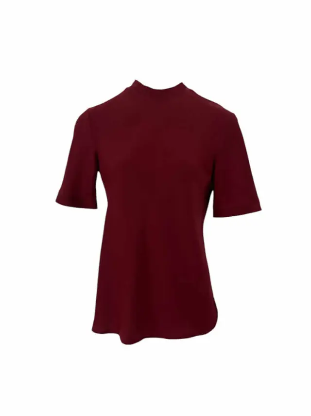 Satin t-shirt chili FW24.W55.19 CKONTOVA