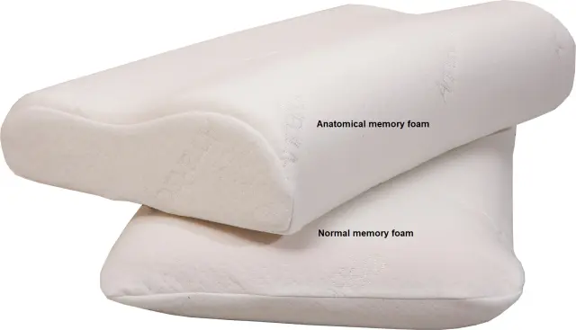Μαξιλάρι Ύπνου 55x41x12,5 Anatomical Memory Foam Μέτριο Anna Riska