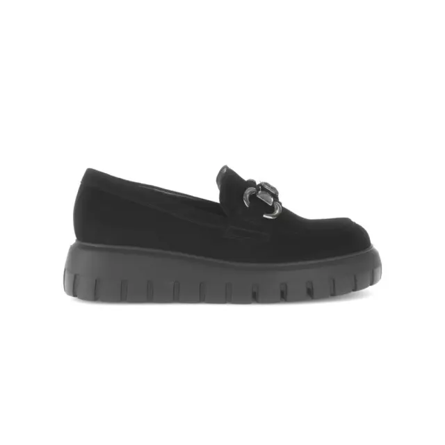 Gabor Μοκασίνια-Loafers Γυναικείο δέρμα Nubuck Μαύρο GAB/75304 17-SCHWARZ
