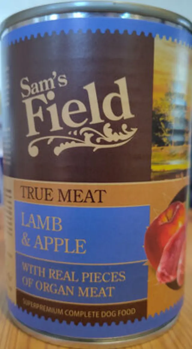 Sam's Field Κονσέρβα Σκύλου Adult Lamb & Apple 400gr Μονόχρωμο