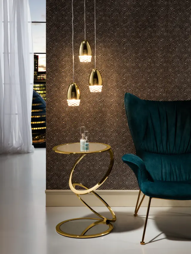 Aros 287760 τραπεζάκι Ø45 χρυσό 3