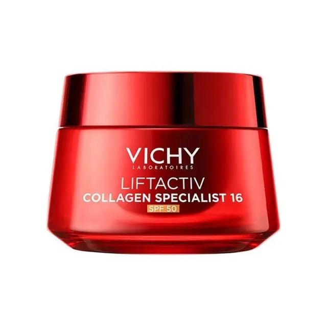 VICHY Liftactiv Collagen Specialist 16 Κρέμα ημέρας με SPF50 Ενισχύει το κολλαγόνο και Διορθώνει 16 σημάδια γήρανσης - 50ml