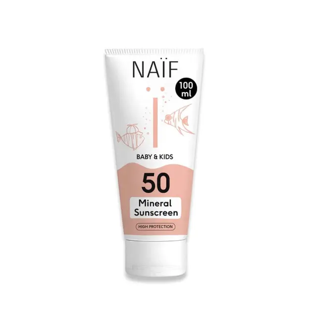 Naïf Mineral SPF50 Βρεφικό Αντηλιακό Γαλάκτωμα Προσώπου & Σώματος 100ml