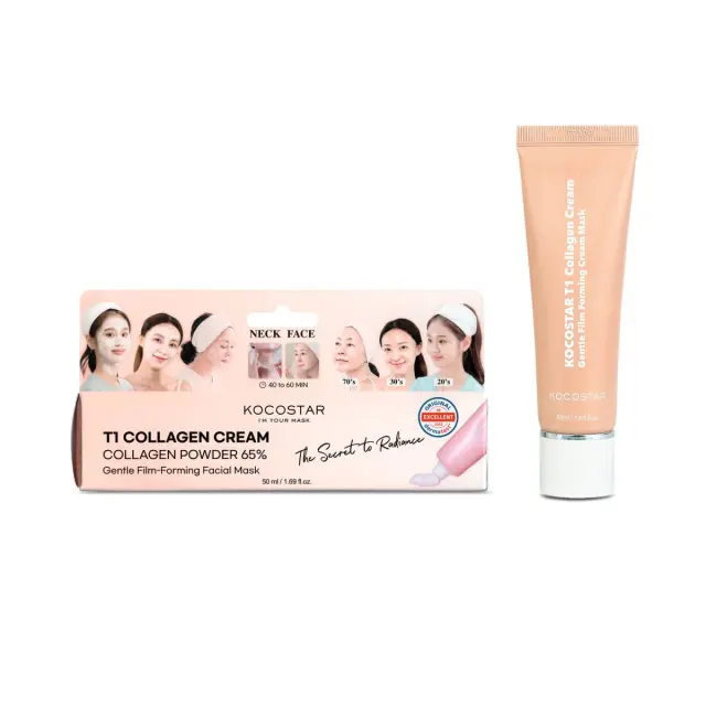 Kocostar | T1 Collagen Cream Μάσκα Κολλαγόνου σε Μορφή Φιλμ | 50ml