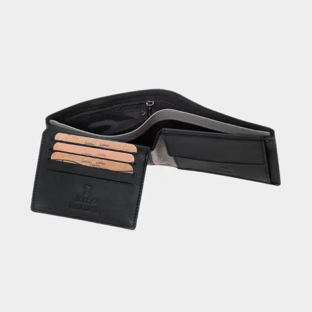 Δερμάτινο Ανδρικό Πορτοφόλι με RFID Lavor 1-5814 Μαύρο - ONESIZE 2