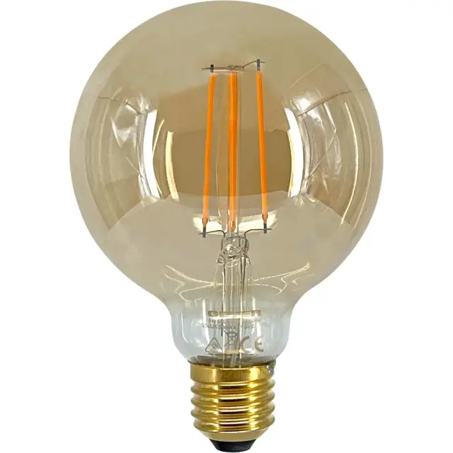 Λαμπτήρας LED G95 E27 6w 2000K Warmwhite Geyer
