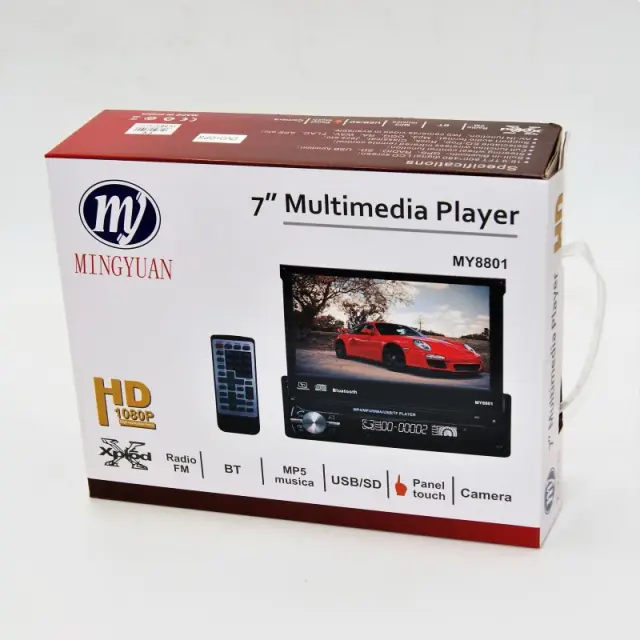 7'' MULTIMEDIA PLAYER RADIO BT MP5 USB/SD CAMERA GPS DVD AU-ΜΥ-8801