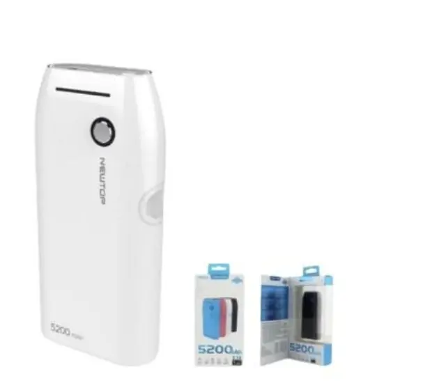 NEWTOP Powerbank PB20 5200mAh ΑΣΠΡΟ