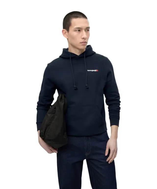 Tommy Hilfiger - Ανδρικό Φούτερ Entry Dna Regular Fit DM0DM23393-C1G Μπλε Ναυτικό 3