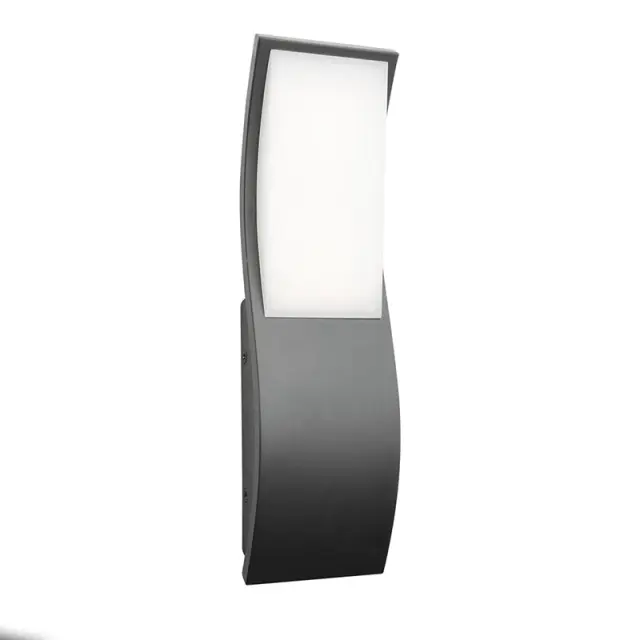 LED SMD WALL LUMINAIRE 7W 520LM 120° 230V AC 3.000K DARK GREY CRI80 IP65 30.000HRS / LG9305G
