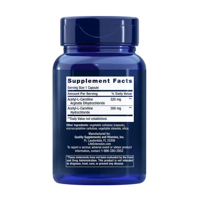 Life Extension Acetyl-L-Carnitine Arginate 2