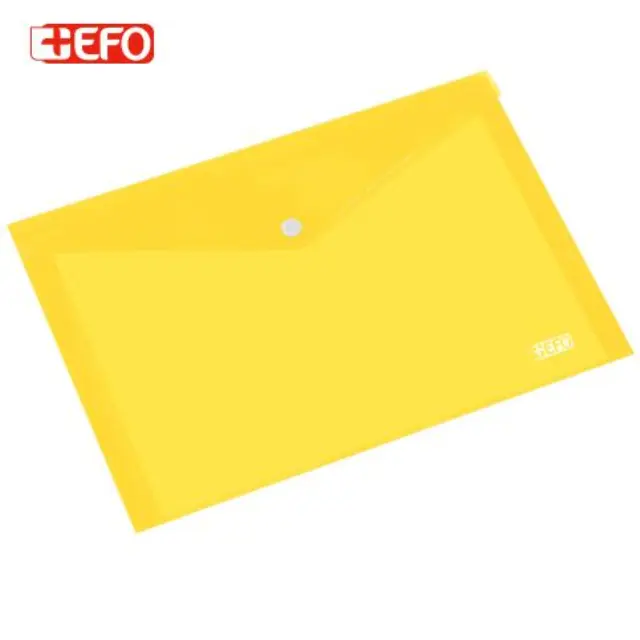 Φάκελος Κουμπί +Efo Α4 Κίτρινος