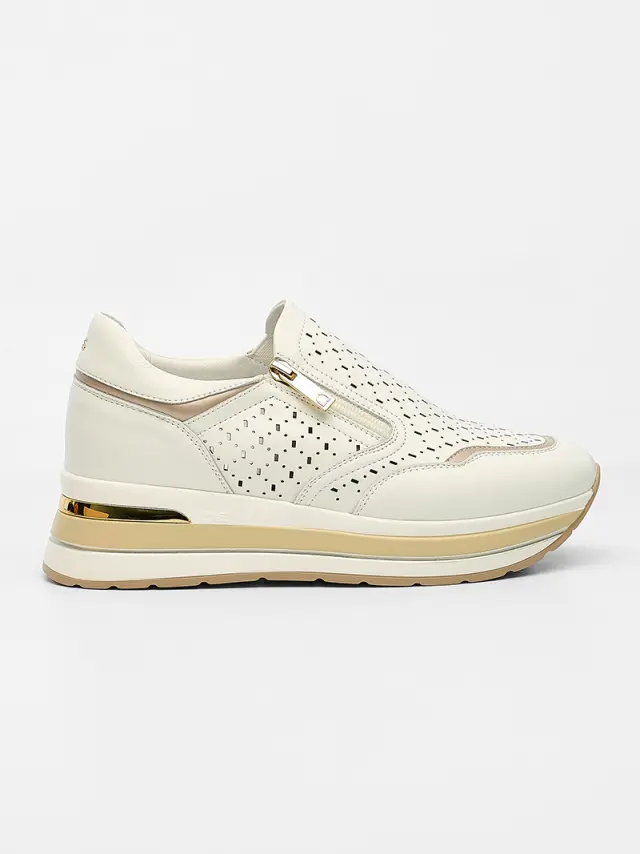 Donna Serena Sneakers Γυναικείο Δέρμα/Άλλα Υλικά Άσπρο DSE/346084 BIANCO - 39 3
