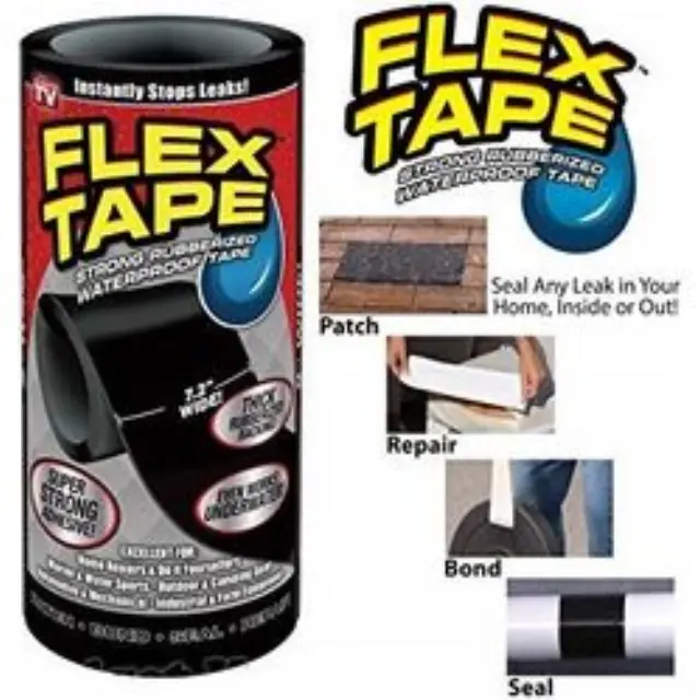 Flex Tape Αδιάβροχη μονωτική ταινία για ρωγμές και τρύπες –20cm x 1.5m 2