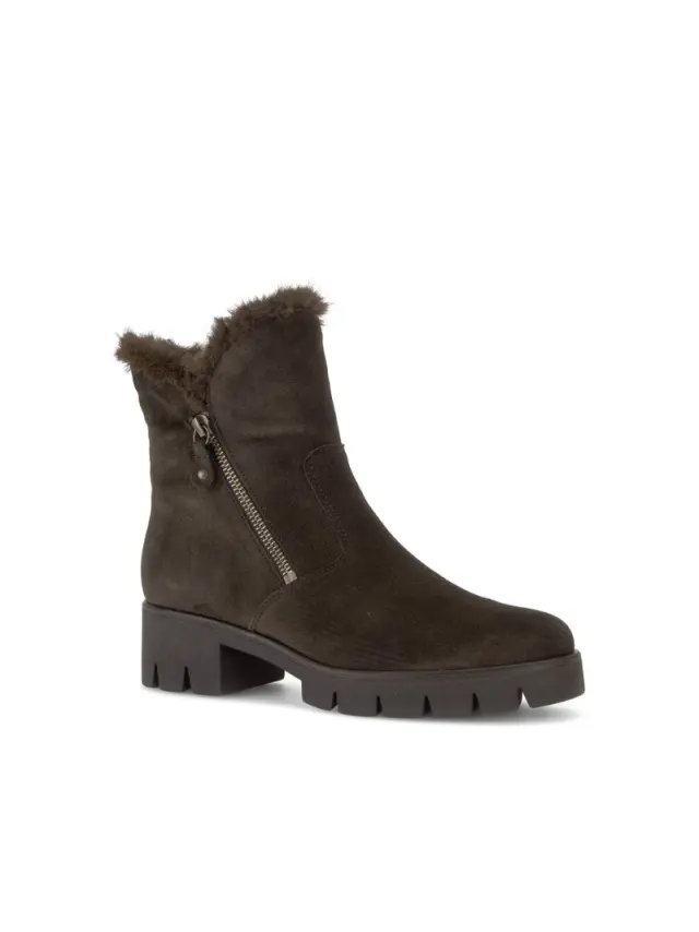 Gabor Μποτάκια Γυναικείο δέρμα Nubuck Καφέ GAB/801804 002-MOCCA - 40 2