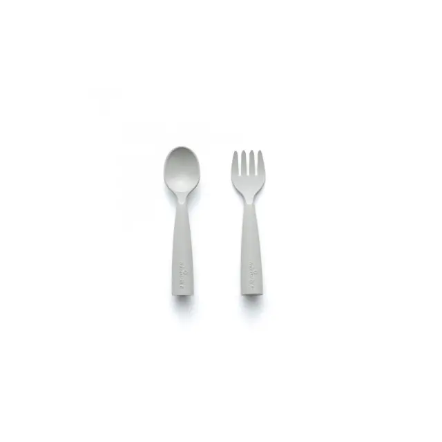 Miniware Des.15 Πιρούνι & Κουτάλι Pla Γκρι-13,5Cm