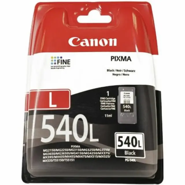 Canon PG-540L Γνήσιο Μελάνι Εκτυπωτή InkJet Μαύρο (5224B011)