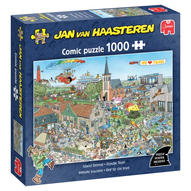 Jan van Haasteren – Island Retreat (1000 pieces) (JUM0036) - Toys