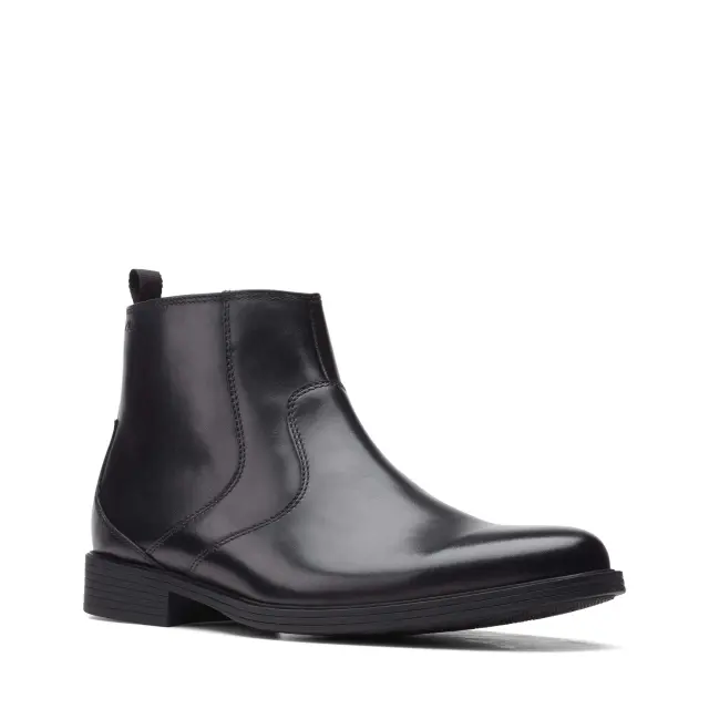 Clarks Whiddon Zip Black Leather - 45 2