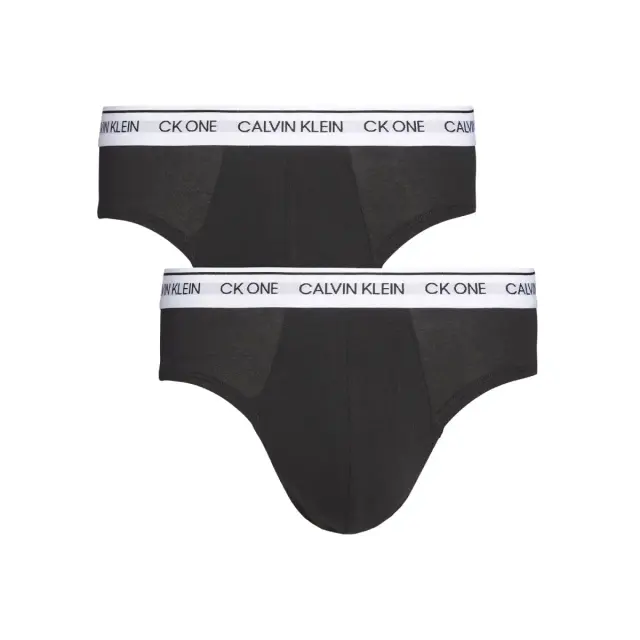 Calvin Klein Ανδρικό Slip CK One - Διπλό Πακέτο, Χρώμα Μαύρο - S