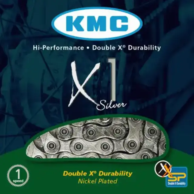 ΑΛΥΣΙΔΑ KMC X1 1/2x3/32 110 LINKS ΑΣΗΜΙ 300800