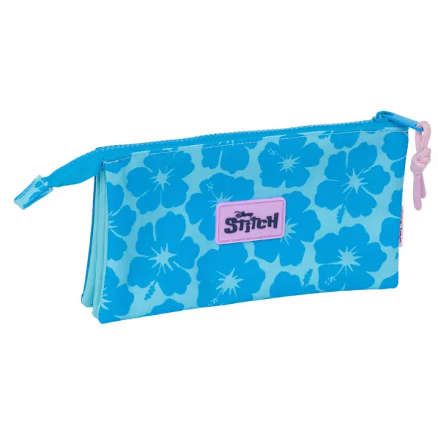 Κασετίνα τριπλή Disney Stitch Hawaii triple pencil case 3