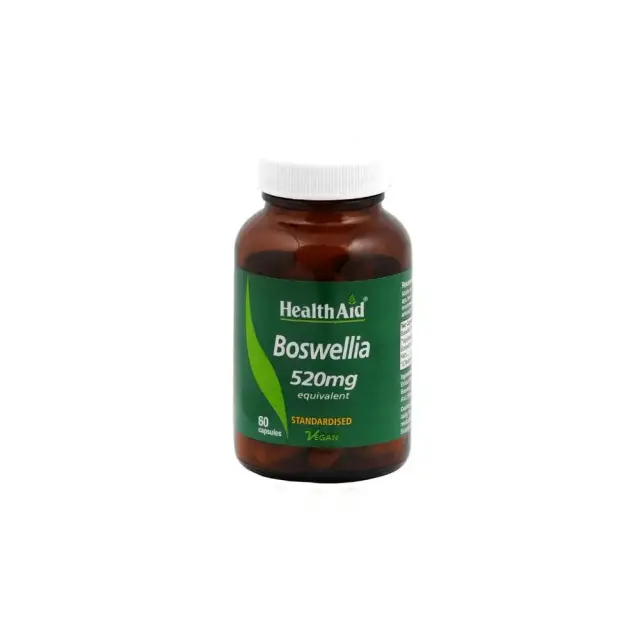 Health Aid | Boswelia 520mg Wild Herbs | Συμπλήρωμα Διατροφής Με Βότανα Για Τα Οστά και Τις Αρθρώσεις | 60 κάψουλες