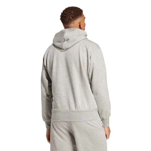 adidas Sportswear Men's Big Logo Fleece Hoodie Γκρι IN6160 (adidas Sportswear) 2