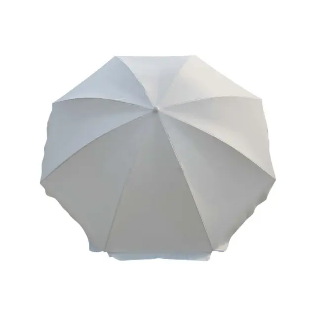 ESCAPE Ομπρέλα Παραλίας 2m 180gsm 8 Ακτίνες 4mm Λευκή (12045)