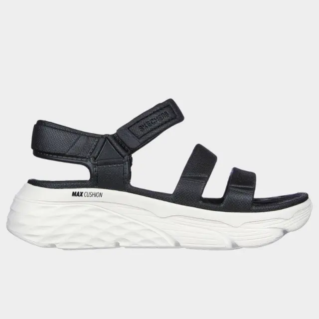 Σανδάλια Skechers Foamies: Max Cushioning - Aura 111126-BKW Μαύρο - 40