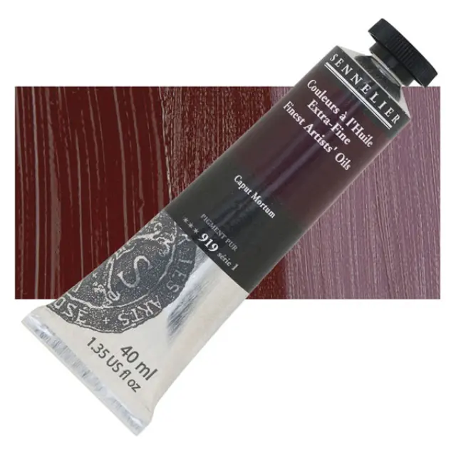 Sennelier Λάδι Finest Artists Oil 919 Caput Mortum - 40ml
