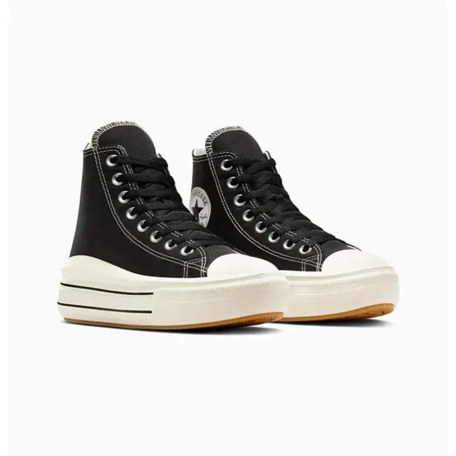 Converse Women's Chuck Taylor All Star Move ΗΙ Platform Retro Sport Μαύρο A12585C (Converse) 3