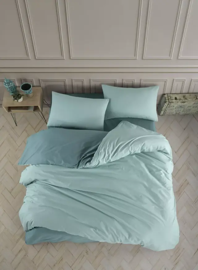 ΝΕΧΤ 3195 ΠΑΠΛΩΜΑ 100%CΟΤ 220X240 - 220X240, Μιντ -