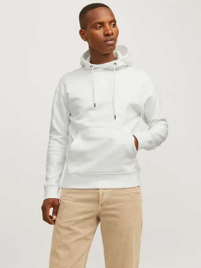 JJESTAR BASIC SWEAT HOOD NOOS Cloud Dancer 2