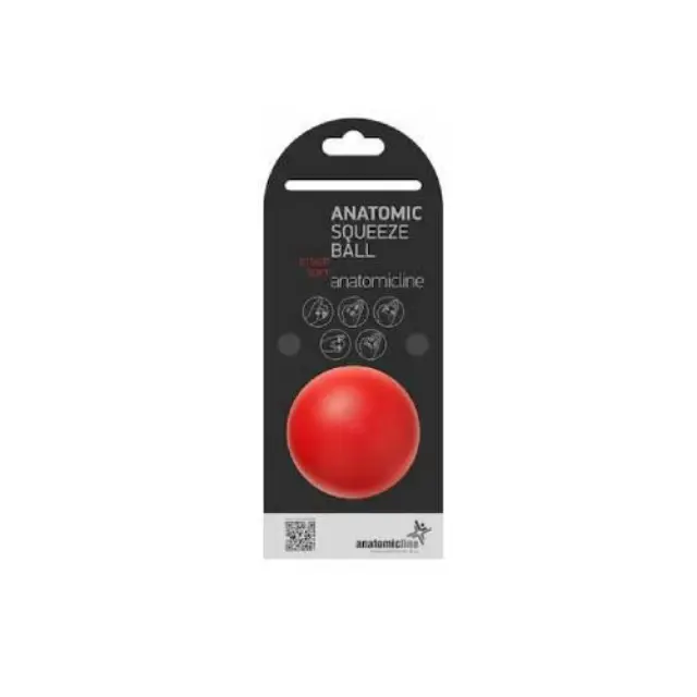 Anatomic Line Squeeze Ball Medium Μπαλάκι Ασκήσεως Χειρός Μέτριο Χρώμα: Κόκκινο 1 Τεμάχιο