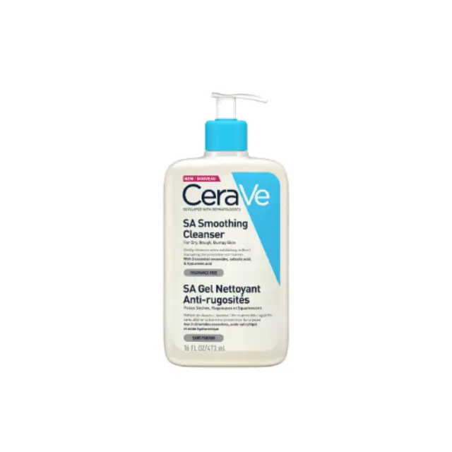 Cerave | SA Smoothing Cleanser Τζελ Καθαρισμού & Απολέπισης της Ξηρής Επιδερμίδας | 473ml